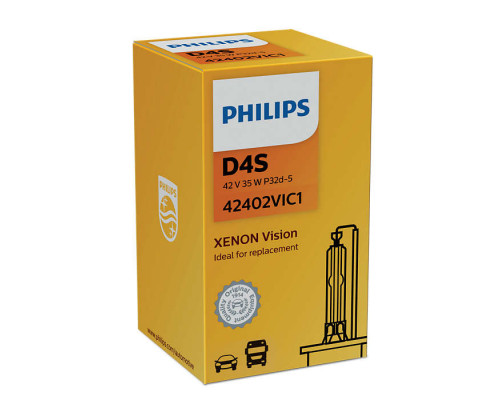 Лампа PHILIPS Xenon D4S 42402 VI 42V 35W P32d-5 C1 (1 шт.)