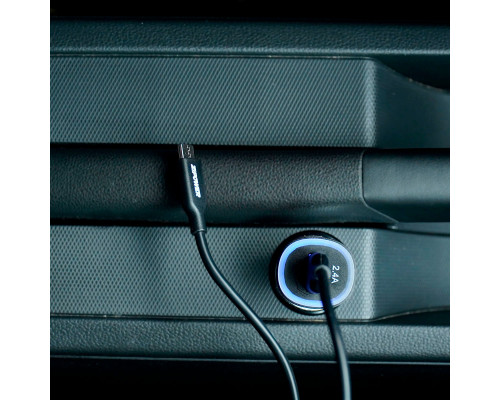 Кабель c ПВХ оплеткой, Micro USB, 2м.