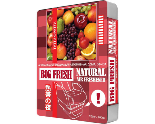 Big Fresh Ароматизатор воздуха "Тутти фрутти" 200г.