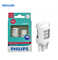 Лампы автомобильные светодиодные PHILIPS  W21/5W 12V LED  (замена 12835REDX2)