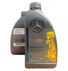 Моторное масло Mercedes-Вenz 5W40 MB 229.5 A000989210711FAER 1 литр (арт. A0009898301AAA6)