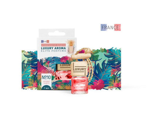 Ароматизатор воздуха парфюмированный №10 в стеклянном бочонке серии "Luxury Aroma Elite Perfume"