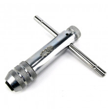 Вороток  Т-образный трещоточный с цанговым зажимом 1/8"-1/4"(3-6мм) 90мм