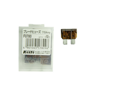 Предохранитель Koito 10A - стеклянный 30mm