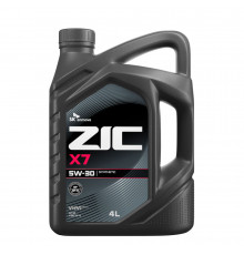 Масло моторное ZIC X7 5W-30 (4л) (162675)