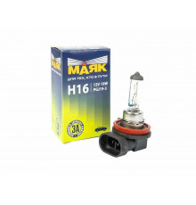 Лампа автомобильная Маяк Н16 12V 19W PGJ19-3 ORIGINAL PRO "Маяк" OEM 02116