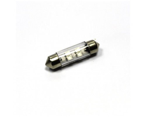 Светодиод 12V T11x36/38 S8,5 4SMD (3,5x2,8) WHITE (сaлон, номерн. знaк) =12T11X36\38-W\4SMD= Светодиод 12V T11x36/38 S8,5 4SMD (3,5x2,8) WHITE (сaлон, номерн. знaк) =12T11X36\38-W\4SMD=