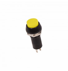Выключатель-кнопка 250V 1А (2с) ON-OFF желтая REXANT цена за 1шт