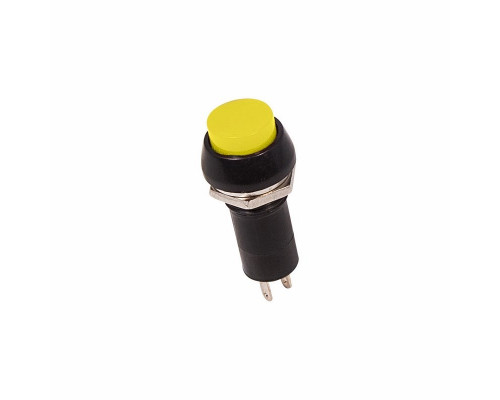 Выключатель-кнопка 250V 1А (2с) ON-OFF желтая REXANT цена за 1шт