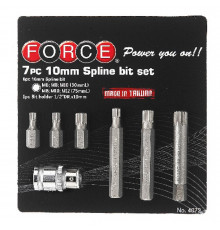 Набор бит Spline M6-M12 с держателем 1/2"х10мм, 9пр