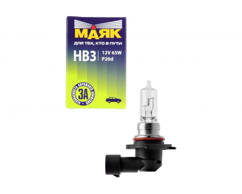 Лампа автомобильная Маяк НB3 12V 60W P20d ORIGINAL PRO "Маяк" OEM 09005