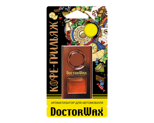 Ароматизатор воздуха на дефлектор обдува DoctorWax. Кофе-Грильяж