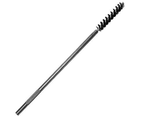 Щетка нейлоновая, диаметр 1/2"(12.7мм), общая длина 9.5"(241мм), в стальном держателе