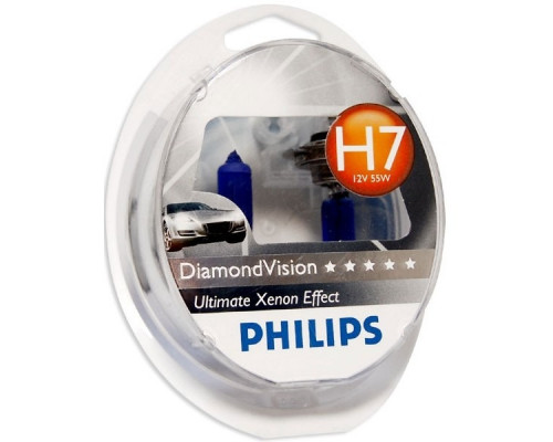 Лампы PHILIPS Diamond Vision H7 12V 55W (Комплект - 2 шт.)