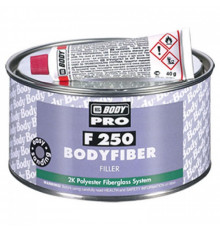 Шпатлевка П/Э BODY 250  FIBER 0.75кг.