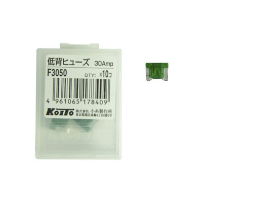 Предохранитель флажковый микро KOITO 30A 1 шт. (F3050)