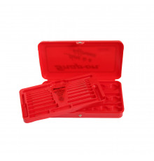 Коробка для набора дюймовых плашек и метчиков 1/4" - 1/2"