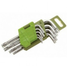Набор ключей TORX с центр. отверстием 9шт.