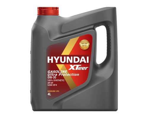 Масло моторное синтетическое Hyundai XTeer Gasoline Ultra Protection 0W-30 (4л)