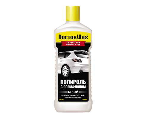 Цветной полироль с полифлоном. Белый DoctorWax