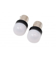 Лампы автомобильные Маяк 12V T25/5 4SMD (2835) BAY15d SUPER WHITE (2бл)