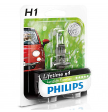Лампа H1 12V 55W P14,5s LongLife EcoVision PHILIPS блистер (1шт.)