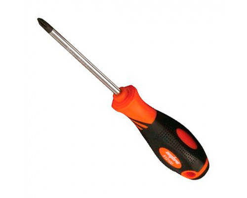 Отвертка крестовая OMBRA Round Grip, PH1x100мм (751110)