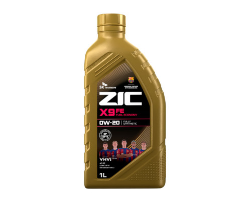 Масло моторное синтетическое ZIC X9 FE 0W-20 (1л) 132684