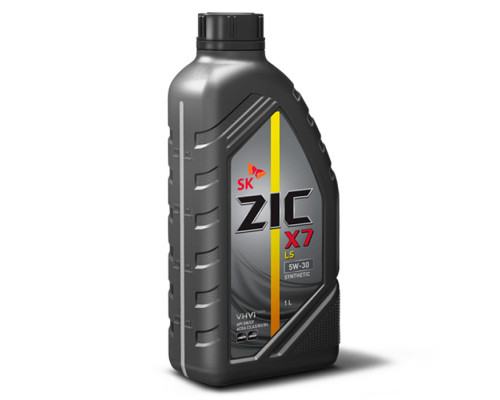 Синтетическое моторное масло ZIC X7 LS 5W30, 1л
