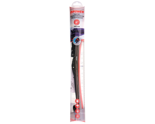 Бескаркасная щетка стеклоочистителя ZiPOWER, 480 мм/19"