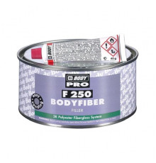 2500600050 Шпатлевка BODY PRO F250 FIBER полиэфирная наполняющая шпатлевка, усиленная стекловолокном 0.25 кг.