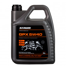 Масло моторное Xenum GPX 5w40 с коллоидными микрочастицами графита (5л)