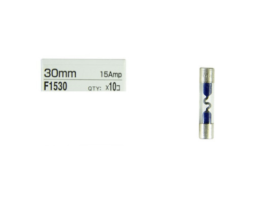 Предохранитель Koito 15A-стеклянный 30mm Предохранитель Koito 15A-стеклянный 30mm
