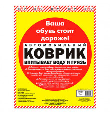 Влаговпитывающий автомобильный коврик