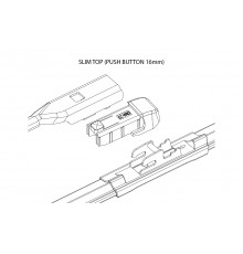 Комплект адаптеров Osawa Slim Top (PUSH BUTTON) 16мм KM3 для SW (2шт.)