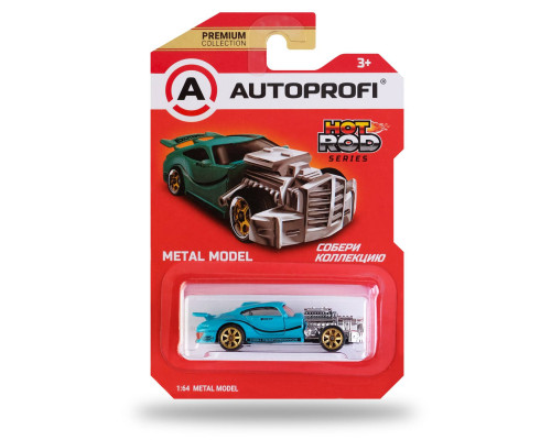 Машинка коллекционная 1:64, Серия HOT ROD, ROD-001 тиффани