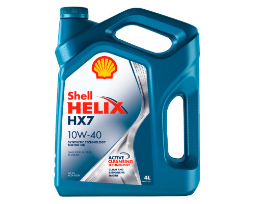 Моторное масло SHELL HELIX PLUS/HX7 10W40 4L (арт. 550040315)