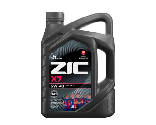 Масло моторное ZIC X7 5W-40 (4л) (162662)